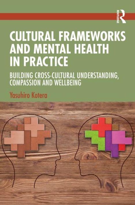 Titel: Cultural Frameworks and Mental Health in Practice. Kopf-Silhouetten mit bunten Puzzleteilen darin.