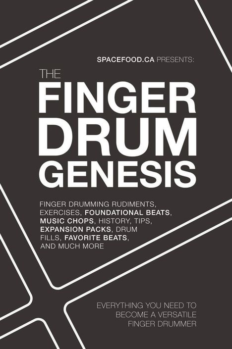 Aaron Spacefood: The Finger Drum Genesis, Buch