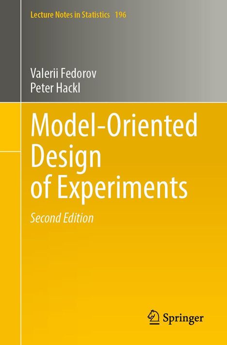 Valerii V Fedorov: Model-Oriented Design of Experiments, Buch