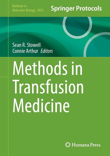 "Methods in Molecular Biology 3053", "Springer Protocols". Grüner Hintergrund mit weißen und türkisfarbenen Kreisen.