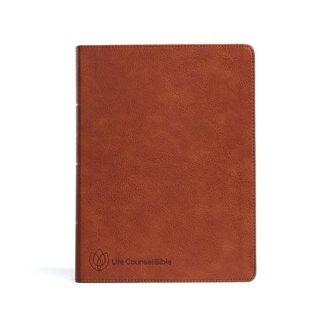 New Growth Press: CSB Life Counsel Bible, Burnt Sienna Leathertouch: Practical Wisdom for All of Life, Buch