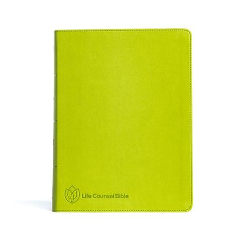 New Growth Press: CSB Life Counsel Bible, Grass Green Leathertouch, Indexed: Practical Wisdom for All of Life, Buch