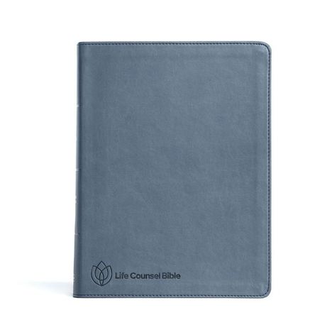 New Growth Press: CSB Life Counsel Bible, Slate Blue Leathertouch: Practical Wisdom for All of Life, Buch