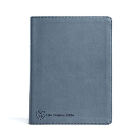 New Growth Press: CSB Life Counsel Bible, Slate Blue Leathertouch, Indexed: Practical Wisdom for All of Life, Buch
