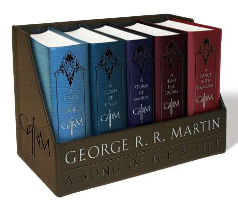 George R. R. Martin: George R. R. Martin's a Game of Thrones Leather Cloth Boxed Set (Song of Ice and Fire Series), Buch