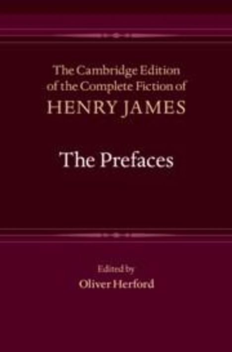 Henry James: The Prefaces, Buch