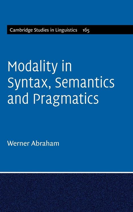 Werner Abraham: Modality in Syntax, Semantics and Pragmatics, Buch