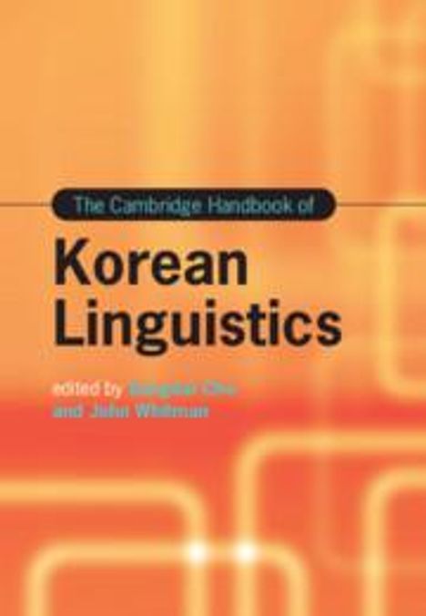 The Cambridge Handbook of Korean Linguistics, Buch