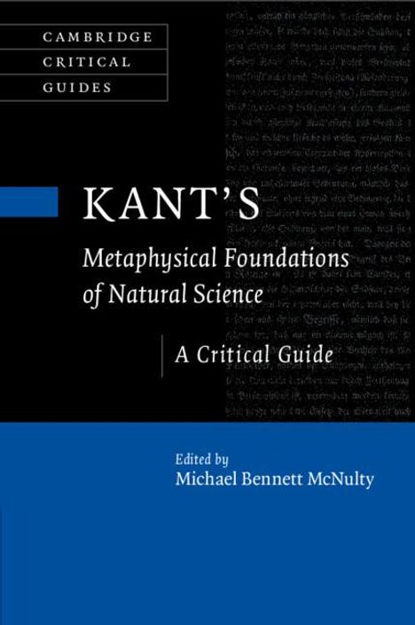 Kant's Metaphysical Foundations of Natural Science, Buch