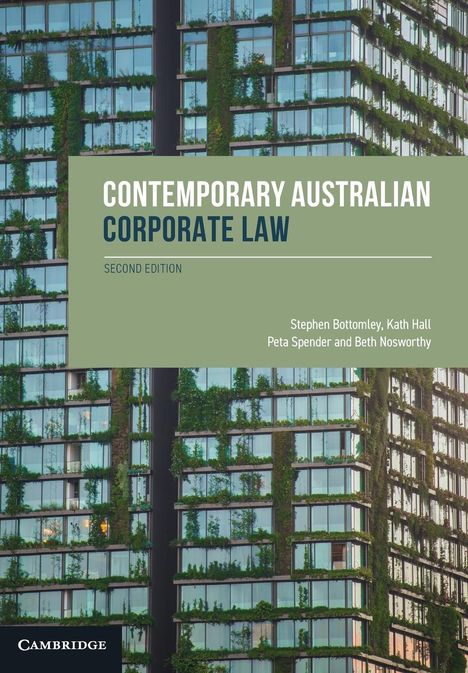 Stephen Bottomley: Contemporary Australian Corporate Law, Buch