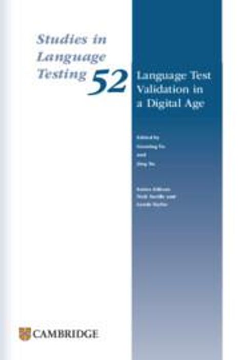 Language Test Validation in a Digital Age Paperback, Buch