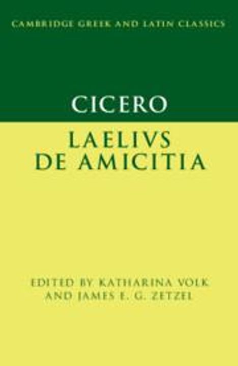 Cicero: Laelius de amicitia, Buch