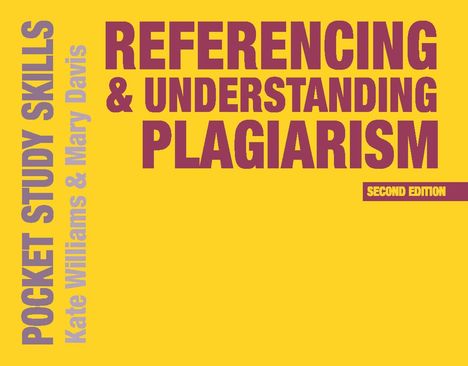 Kate Williams: Referencing and Understanding Plagiarism, Buch