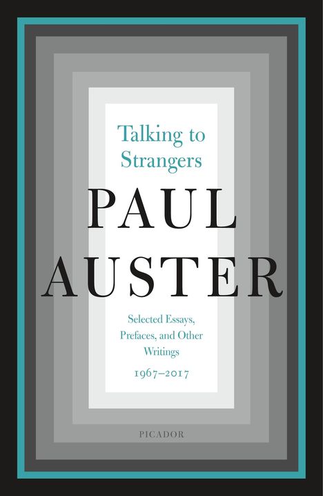 Paul Auster: Talking to Strangers, Buch