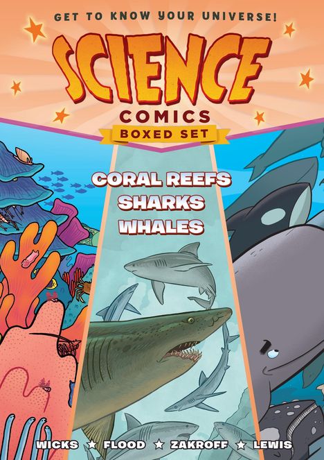 Maris Wicks: Science Comics Boxed Set: Coral Reefs, Sharks, and Whales, Buch