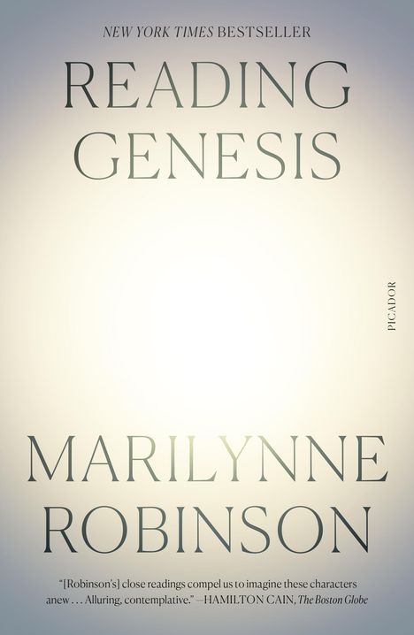 Marilynne Robinson: Reading Genesis, Buch