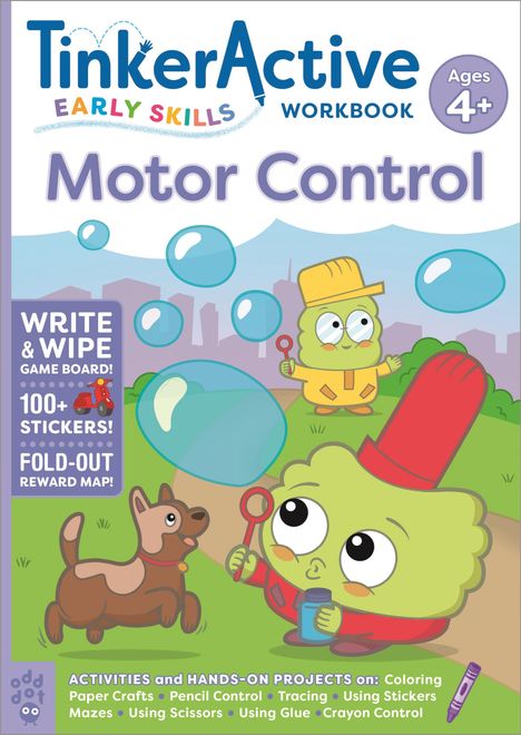 Enil Sidat: TinkerActive Early Skills Motor Control Workbook Ages 4+, Buch