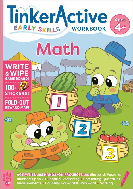 Nathalie Le Du: TinkerActive Early Skills Math Workbook Ages 4+, Buch