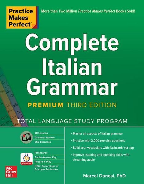 Marcel Danesi: Danesi, M: Practice Makes Perfect: Italian Grammar/Prem., Buch
