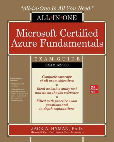 Jack Hyman: Microsoft Certified Azure Fundamentals All-In-One Exam Guide (Exam Az-900), Buch