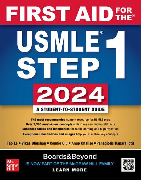 Tao Le: First Aid for the USMLE Step 1 2024, Buch