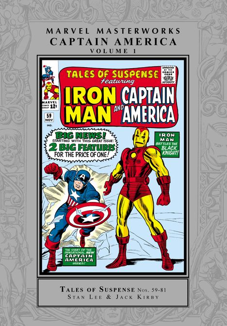 Stan Lee: Marvel Masterworks: Captain America Vol. 1 [Remasterworks], Buch