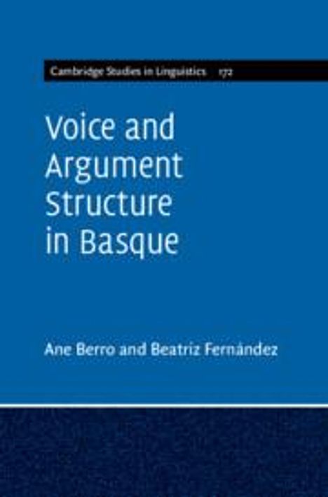 Ane Berro: Voice and Argument Structure in Basque, Buch