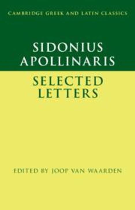 Sidonius Apollinaris: Selected Letters, Buch