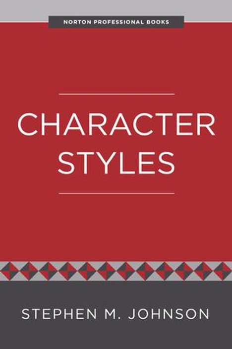 Stephen M Johnson: Character Styles, Buch