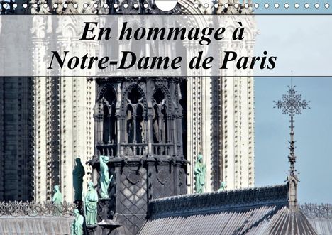 Patrick Casaert: Casaert, P: En hommage à Notre-Dame de Paris (Calendrier mur, Kalender