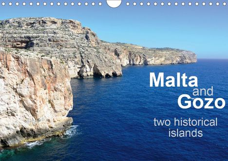 Roman Goldinger: Goldinger, R: Malta and Gozo two historical islands (Wall Ca, Kalender