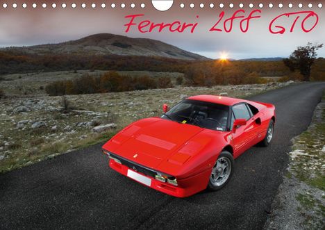 Stefan Bau: Bau, S: Ferrari 288 GTO (Wall Calendar 2021 DIN A4 Landscape, Kalender