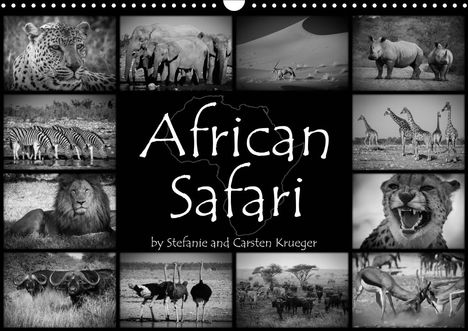 Carsten Krueger: Krueger, C: African Safari (Wall Calendar 2021 DIN A3 Landsc, Kalender