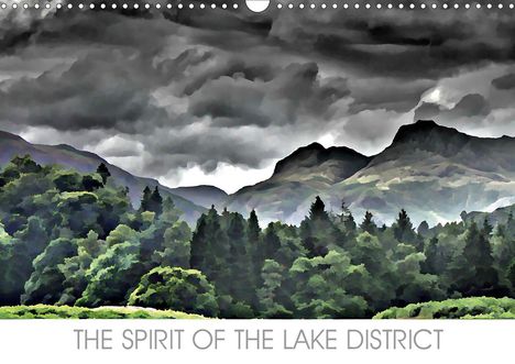 John Phoenix Hutchinson: Phoenix Hutchinson, J: SPIRIT OF THE LAKE DISTRICT (Wall Cal, Kalender