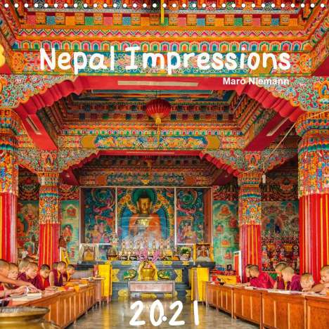 Maro Niemann: Niemann, M: Nepal Impressions (Wall Calendar 2021 300 × 300, Kalender