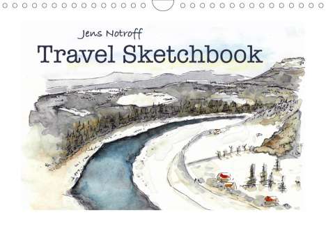 Jens Notroff: Notroff, J: Travel Sketchbook (Wall Calendar 2021 DIN A4 Lan, Kalender