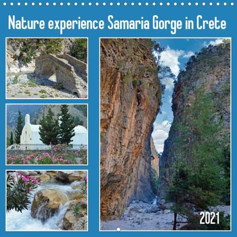 Claudia Kleemann: Kleemann, C: Nature experience Samaria Gorge in Crete (Wall, Kalender