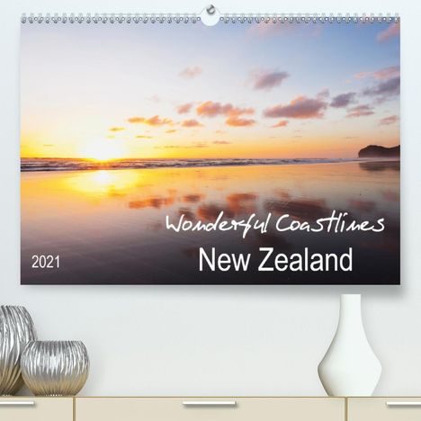 ©. Gaby Wojciech: Gaby Wojciech, ©: New Zealand Wonderful Coastlines (Premium,, Kalender