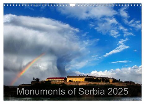 Sebastian Wallroth: Monuments of Serbia 2025 (Wall Calendar 2025 DIN A3 landscape), CALVENDO 12 Month Wall Calendar, Kalender