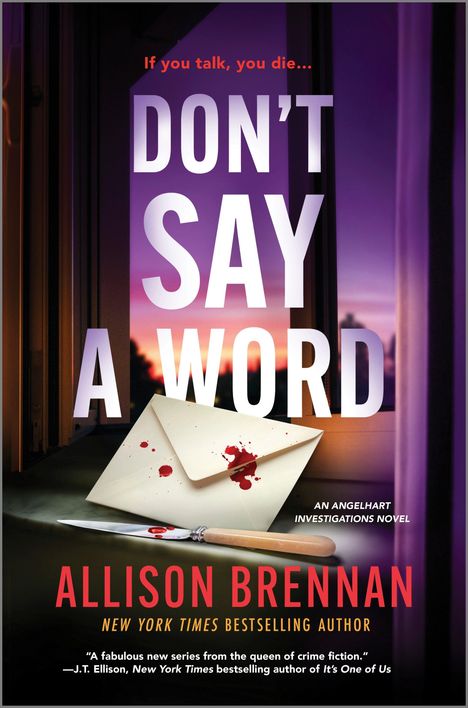 Allison Brennan: Don't Say a Word, Buch