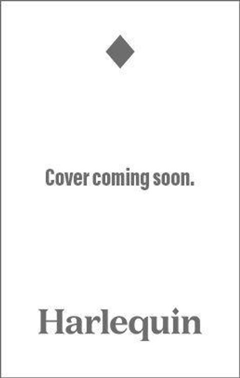 "Cover coming soon." Text mit kleinem Symbol oben und "Harlequin" unten. Schlichtes, minimalistisches Design.