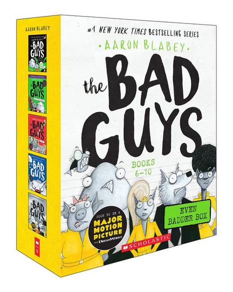 Aaron Blabey: The Bad Guys Even Badder Box Set (the Bad Guys #6-10), Buch