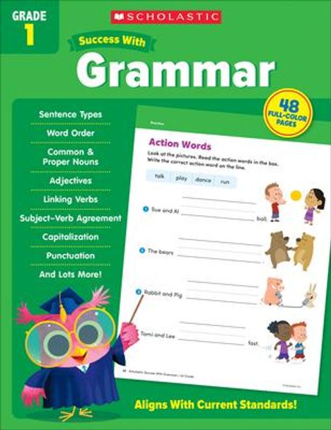 Scholastic Teaching Resources: Scholastic Success with Grammar Grade 1 Workbook, Buch