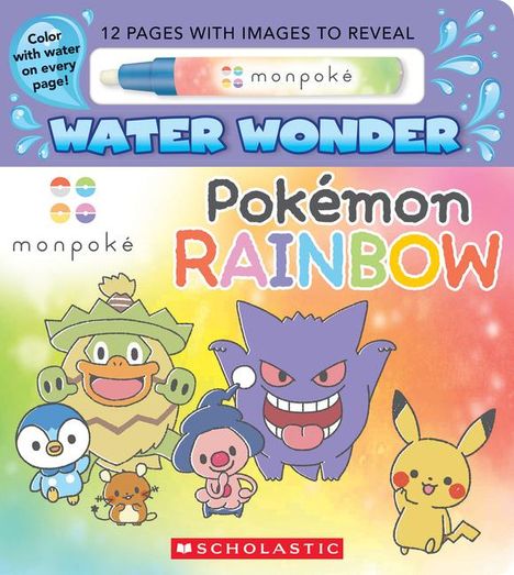 Scholastic: Pokémon Rainbow! (Monpoké Water Wonder), Buch