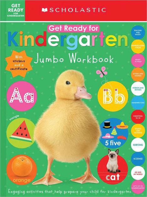 Scholastic: Get Ready for Kindergarten Jumbo Workbook: Scholastic Early Learners (Jumbo Workbook), Buch