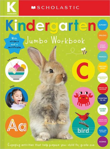 Scholastic: Kindergarten Jumbo Workbook: Scholastic Early Learners (Jumbo Workbook), Buch