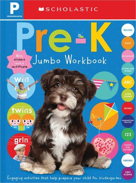Scholastic: Pre-K Jumbo Workbook: Scholastic Early Learners (Jumbo Workbook), Buch