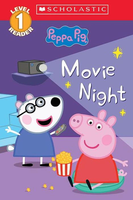 Scholastic: Movie Night (Peppa Pig: Scholastic Level 1 Reader #13), Buch