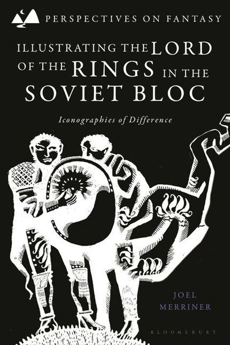 Titel: "Illustrating the Lord of the Rings in the Soviet Bloc". Illustration mit drei stilisierten Figuren.