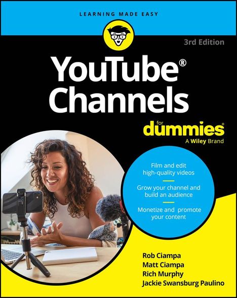 Rob Ciampa: Youtube Channels for Dummies, Buch